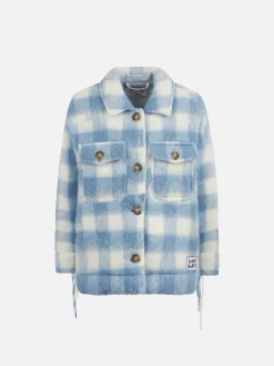 Mädchen-Overshirtjacke mit Fransen