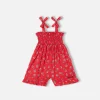 Mädchen-Playsuit mit Paisley-Print