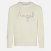 Mädchenpullover mit Engelsflügel-Stickerei