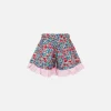 Mädchen-Shorts aus Baumwolle mit Rüschen | Hergestellt aus Liberty-Stoff