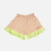 Mädchen-Shorts aus Baumwolle mit Rüschen | Hergestellt aus Liberty-Stoff