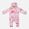 Mädchen-Skianzug Glace mit Toile de Jout-Print