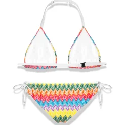 Mädchen-Strick-Bikini-Chevron