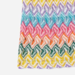 Mädchen-Strickkleid Chevron