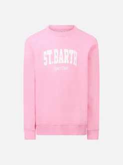 Mädchen-Sweatshirt Briony mit mehrfarbigem Saint Barth Frottee-Patch