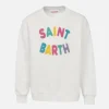 Mädchen-Sweatshirt Briony mit mehrfarbigem Saint Barth Frottee-Patch