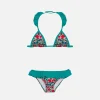 Mädchen-Triangel-Bikini | Hergestellt aus Liberty-Stoff