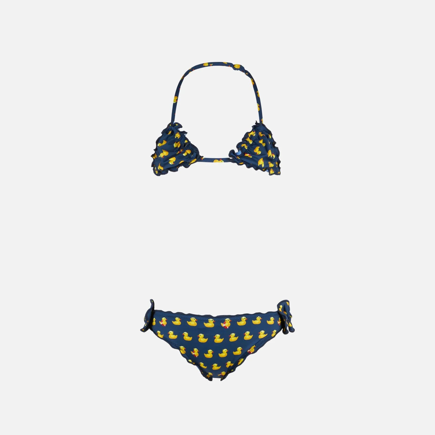 Mädchen-Triangel-Bikini mit Aufdruck
