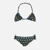 Mädchen-Triangel-Bikini mit Enten-Print