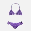 Mädchen-Triangel-Bikini mit Bandana-Print