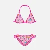 Mädchen-Triangel-Bikini mit Einhorn-Print