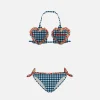 Mädchen-Triangel-Bikini mit Liberty-Print | Hergestellt aus Liberty-Stoff