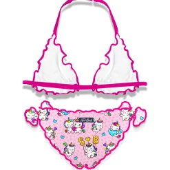Mädchen-Triangel-Bikini mit Einhorn-Print