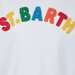 Mädchen-T-Shirt aus Baumwolle mit Stickerei