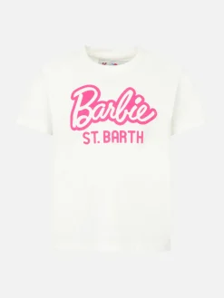 Mädchen-T-Shirt aus schwerer Baumwolle mit Barbie St. Barth-Aufdruck | BARBIE-SONDEREDITION