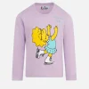 Mädchen-T-Shirt aus schwerer Baumwolle mit Lisa-Simpson-Aufdruck | DIE SIMPSON-SONDERAUSGABE