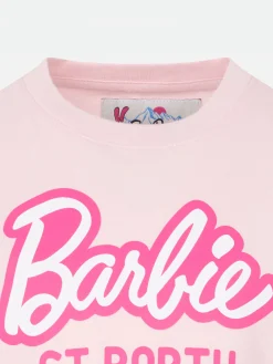 Mädchen-T-Shirt aus schwerer Baumwolle mit Barbie St. Barth-Aufdruck | BARBIE-SONDEREDITION