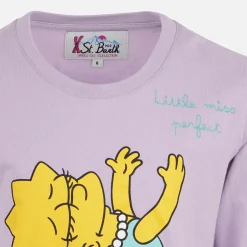 Mädchen-T-Shirt aus schwerer Baumwolle mit Lisa-Simpson-Aufdruck | DIE SIMPSON-SONDERAUSGABE