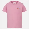Mädchen-T-Shirt Elly aus Baumwolljersey mit Rundhalsausschnitt und Oggi Faccio La Brava-Stickerei