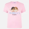 Mädchen-T-Shirt Elly aus Baumwolljersey mit Rundhalsausschnitt und Fiorucci Angels-Aufdruck | FIORUCCI-SONDERAUSGABE