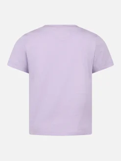 Mädchen-T-Shirt Elly aus Baumwolljersey mit Rundhalsausschnitt und St. Barth-Aufdruck