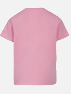 Mädchen-T-Shirt Elly aus Baumwolljersey mit Rundhalsausschnitt und Oggi Faccio La Brava-Stickerei