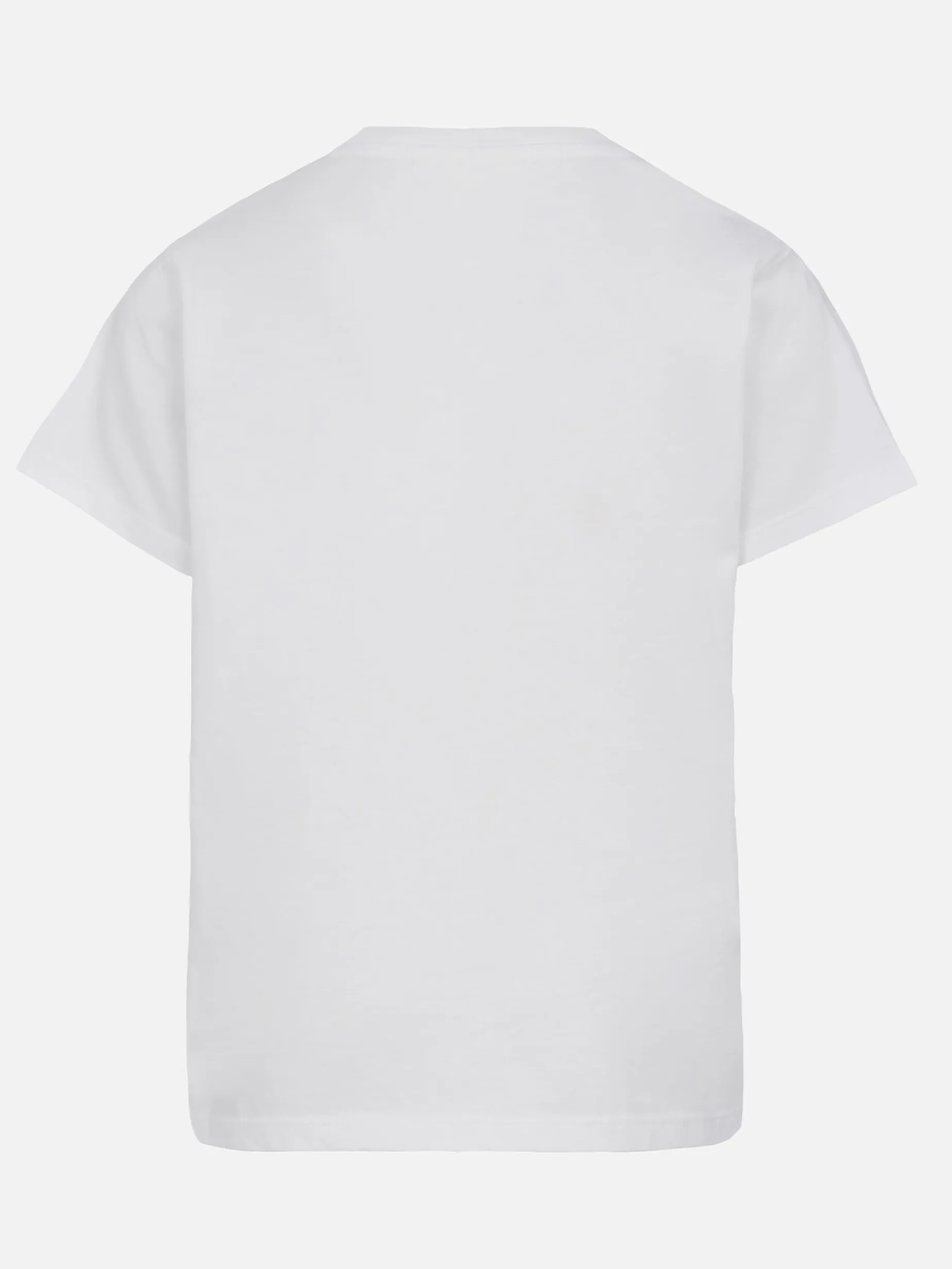 Mädchen-T-Shirt Elly aus Baumwolljersey mit Rundhalsausschnitt und Saint-Barth-Strassstickerei