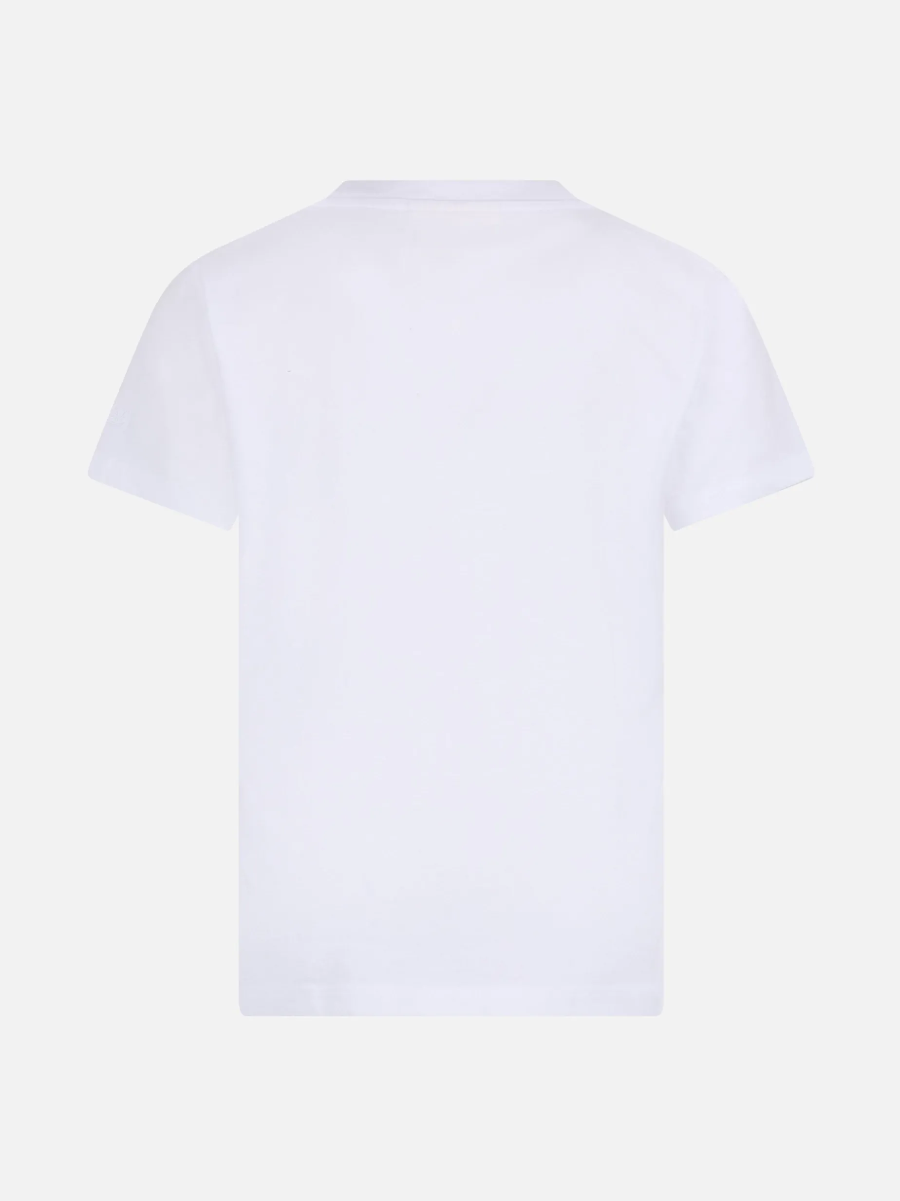 Mädchen-T-Shirt Elly aus Baumwolljersey mit Rundhalsausschnitt und Miss Stufo-Stickerei