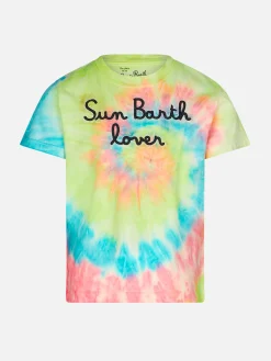 Mädchen-T-Shirt mit aufgesticktem Sun-Barth-Liebhaber