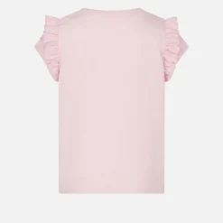 Mädchen-T-Shirt mit Cocca di Mamma-Stickerei