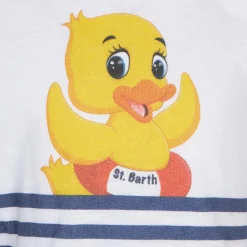 Mädchen-T-Shirt mit Enten-Print