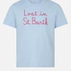 Mädchen-T-Shirt mit „Lost in St Barth“-Stickerei