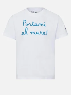 Mädchen-T-Shirt mit Portami al mare! Beschriftung