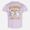 Mädchen-T-Shirt mit St. Barth Girls Club- und Einhörner-Aufdruck