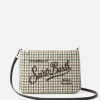 Mehrfarbig karierter Beutel „Parisienne“ mit Kette