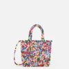 Mehrfarbige kleine Tasche mit Perlen