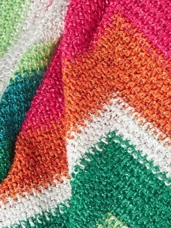 Mehrfarbiges Chevron-Haarband für Damen