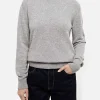 Melange Moody Feinripp-Pullover für Damen