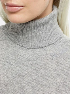 Melange Moody Feinripp-Pullover für Damen