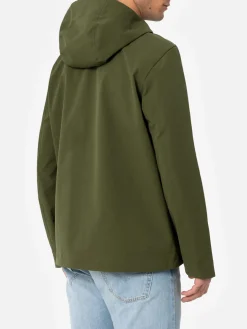 Militärgrüne 3-Lagen-Kapuzenjacke Parson für Herren