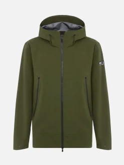Militärgrüne 3-Lagen-Kapuzenjacke Parson für Herren