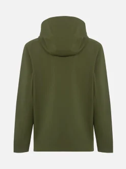 Militärgrüne 3-Lagen-Kapuzenjacke Parson für Herren
