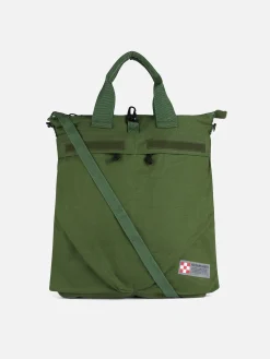 Militärgrüner Canvas-Rucksack Helmut