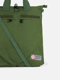 Militärgrüner Canvas-Rucksack Helmut