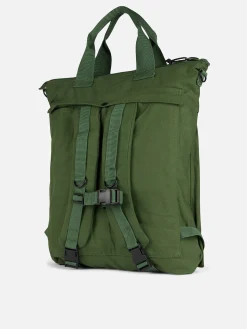 Militärgrüner Canvas-Rucksack Helmut