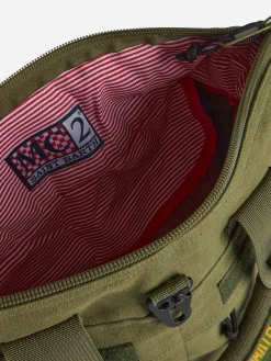 Militärgrüner Canvas-Rucksack Helmut