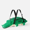 Mit Frottee gepolsterte Reisetasche in Alligatorform
