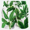 Mittellange Badeshorts für Herren Gustavia mit tropischem Print