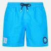 Mittellange Badeshorts Gustavia für Herren mit Napoli-Print | SSC NAPOLI SPECIAL EDITION
