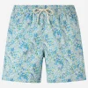 Mittellange Badeshorts mit Joanna Luise-Print | HERGESTELLT AUS LIBERTY-STOFF